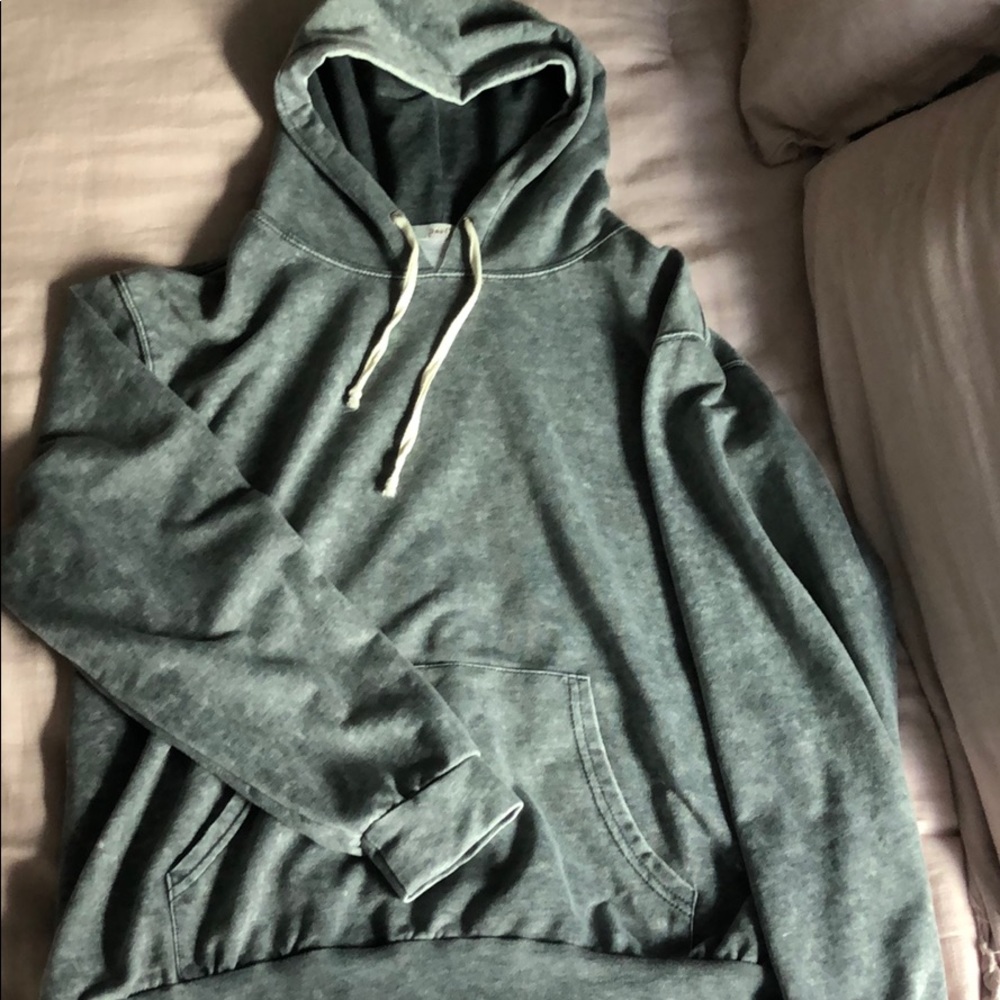 Grey distressed Hoodie